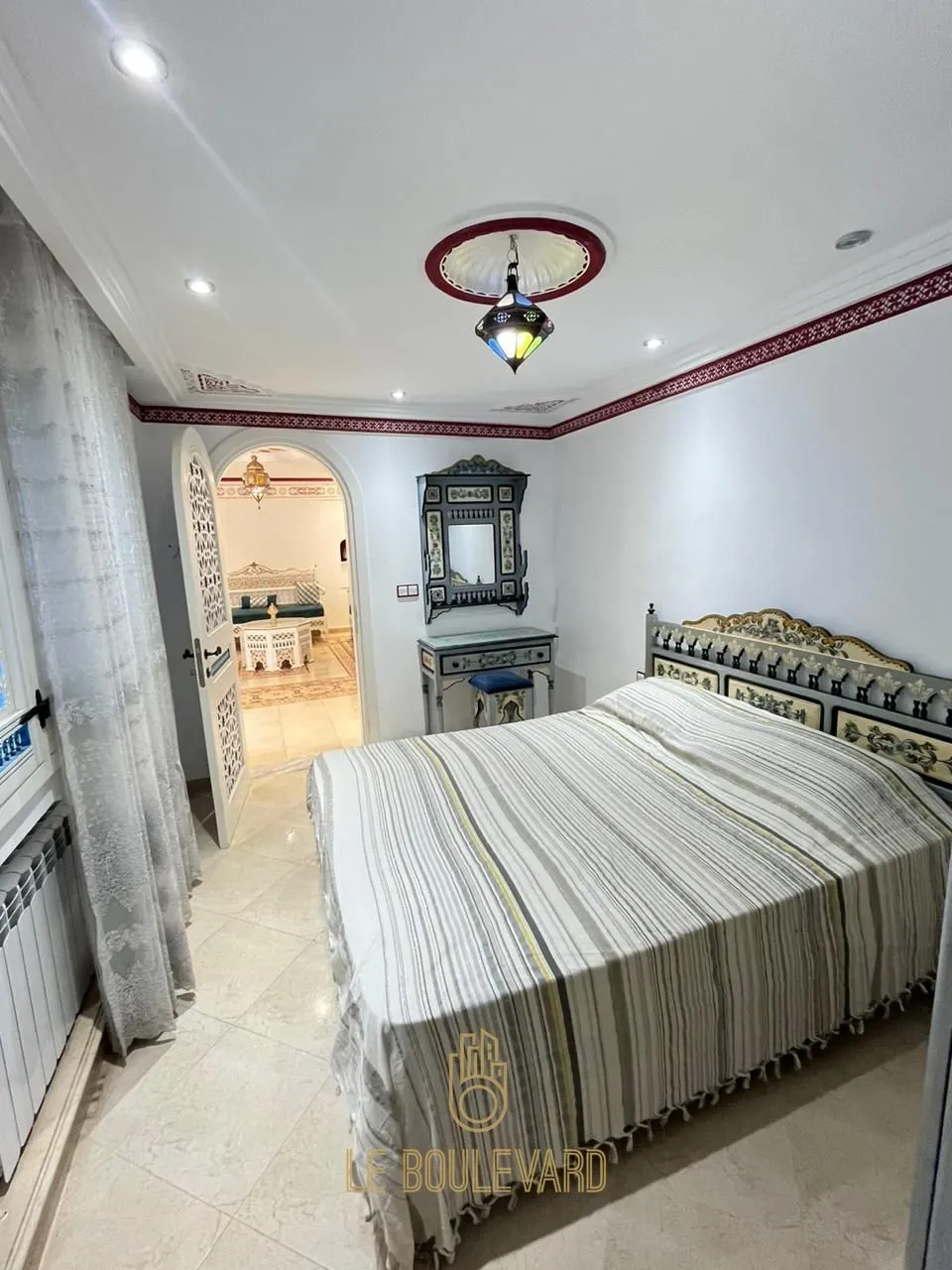 A vendre maison S+2 style arabesque à avenue Habib Bourguiba , Nabeul 