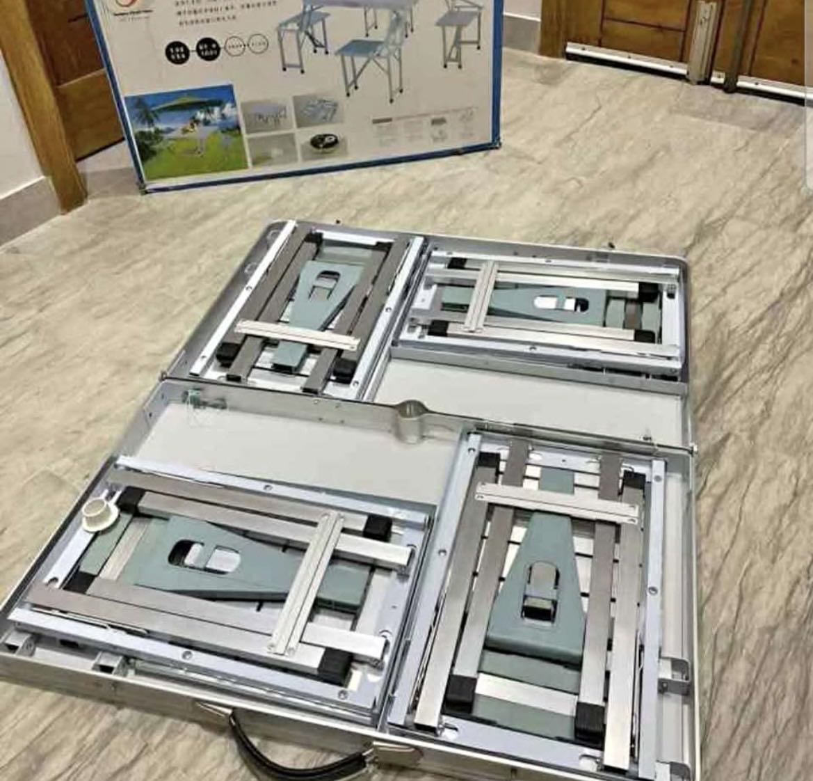 Table valise pliante