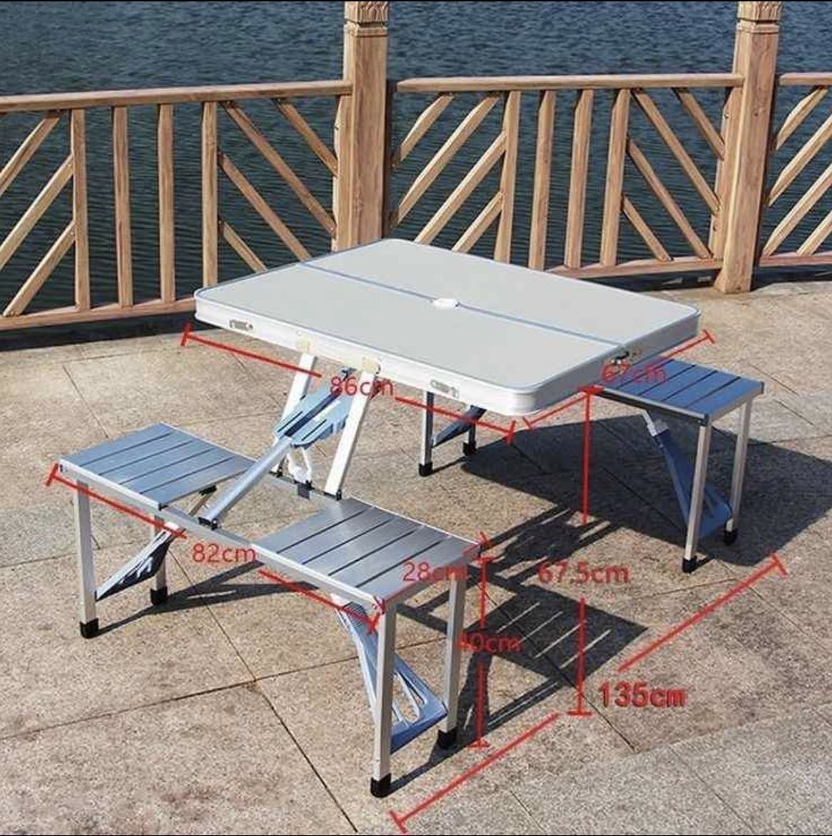 Table valise pliante