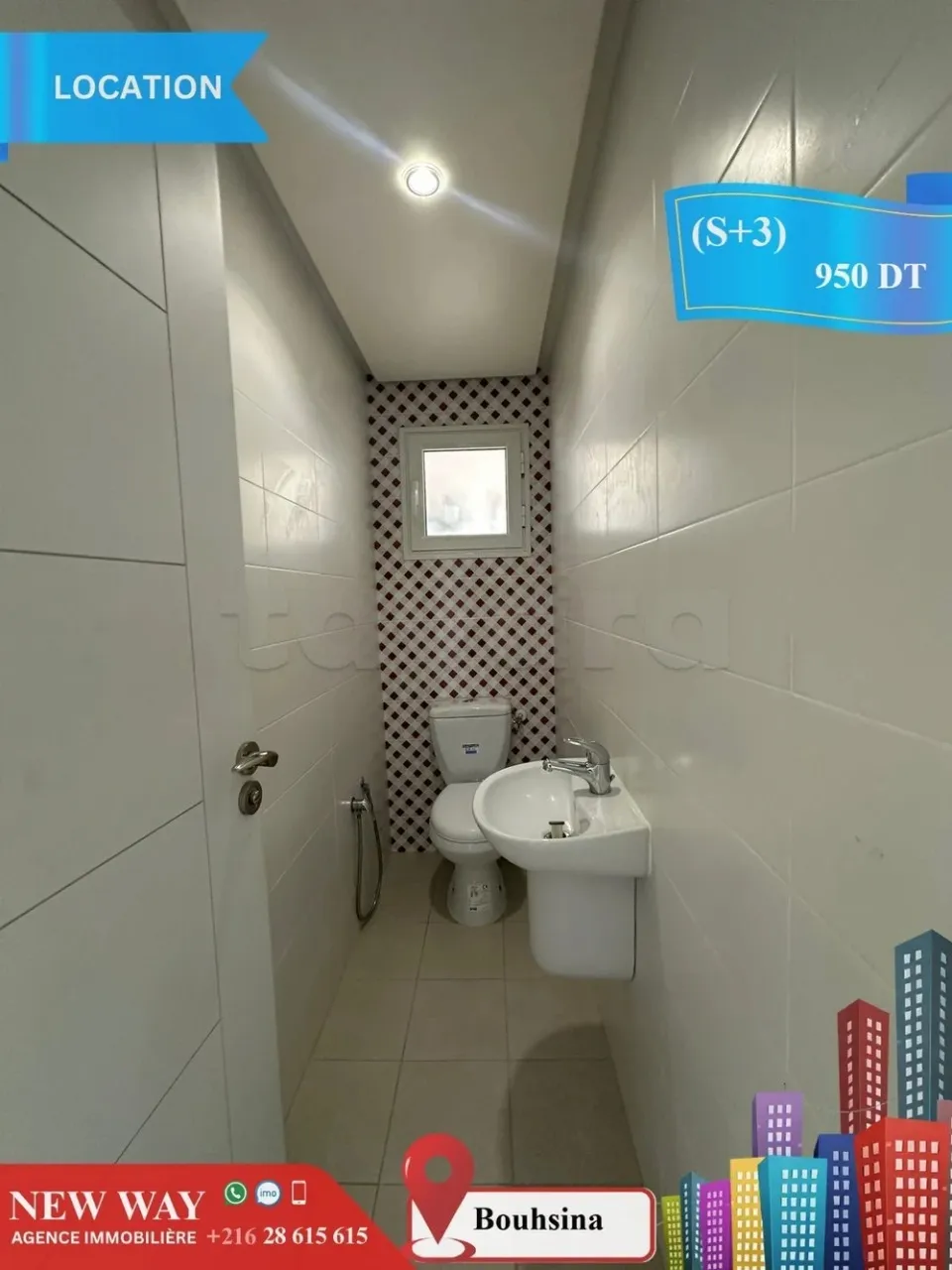 (S+3) à Bouhsina, avec Place de Parking