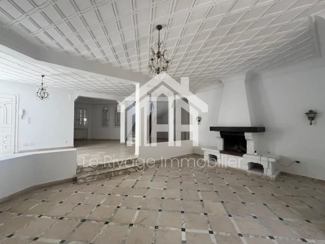 une villa S5 avec jardin