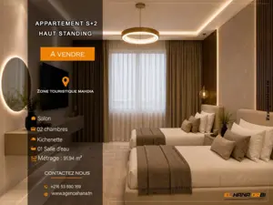 À vendre | S+2 haut standing — votre nouveau chez-vous à Mahdia