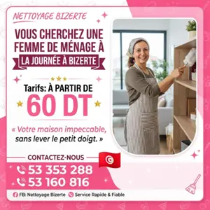 femme de menage par jour a mateur