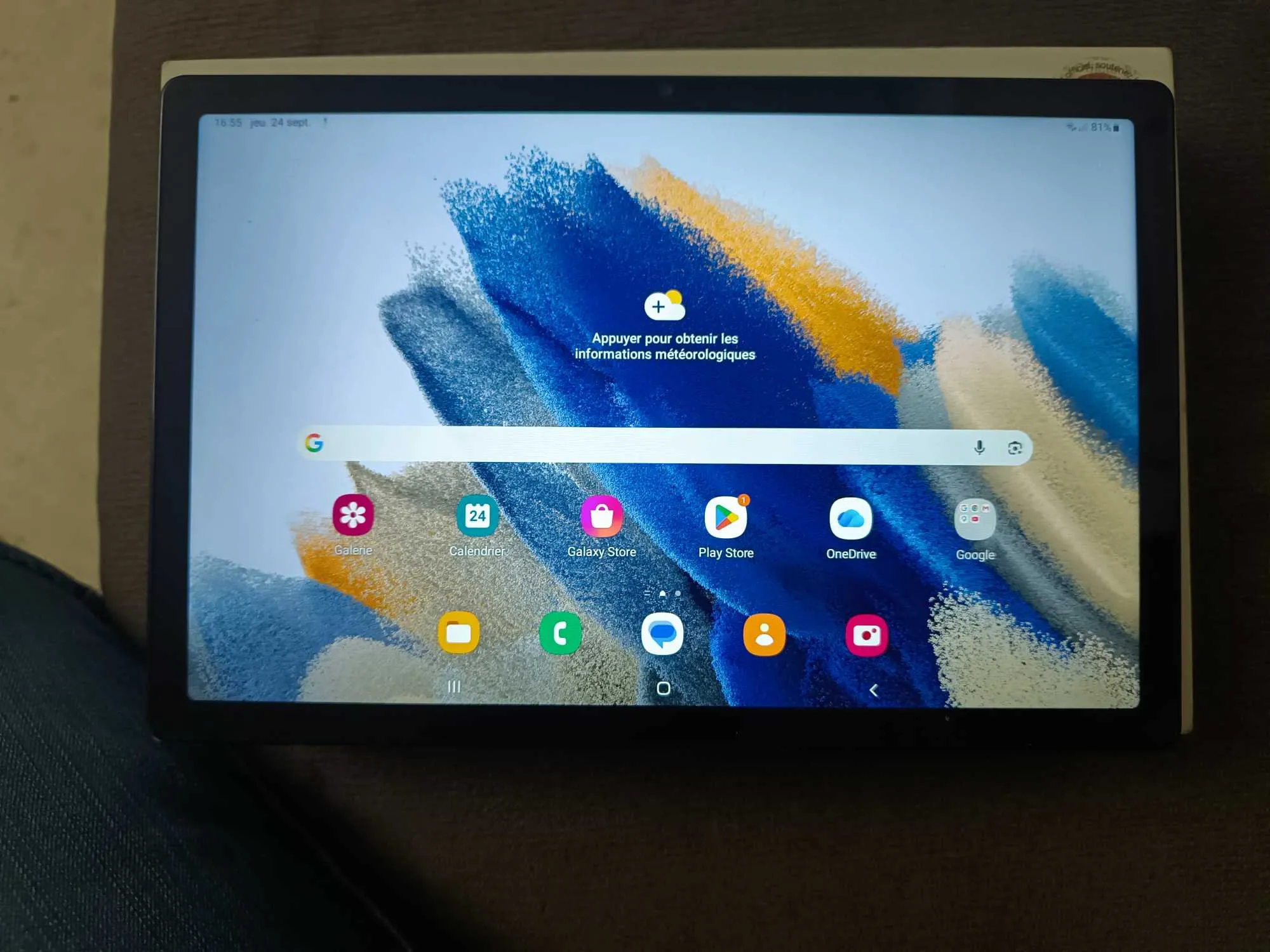 tablette samsung galaxy TAB A8 presque neuf avec paquet