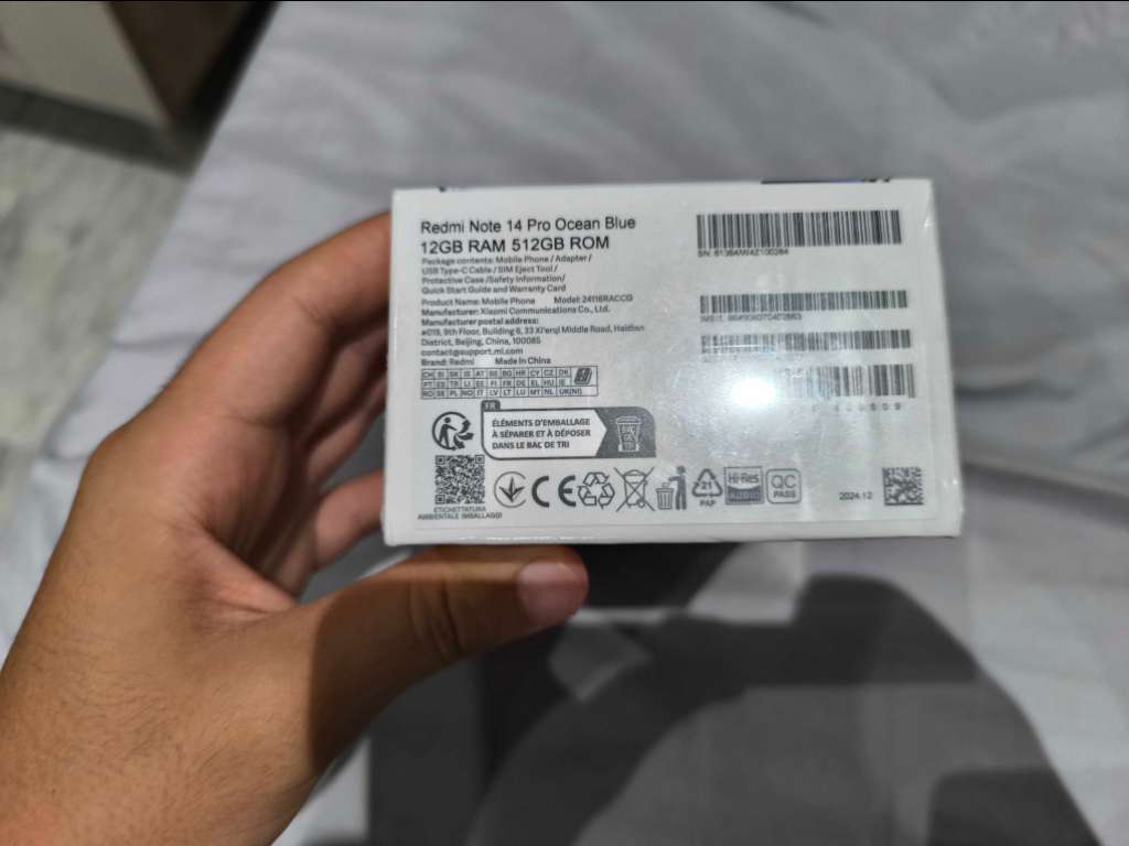 Xiaomi Redmi note 14 pro cachetè