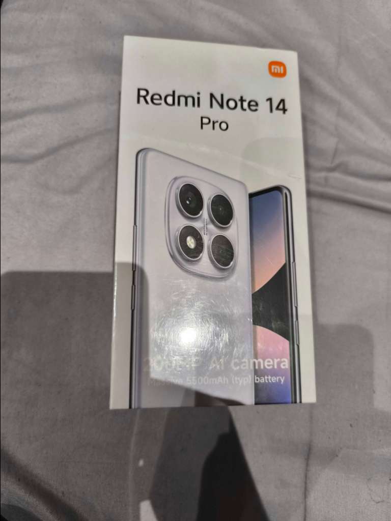 Xiaomi Redmi note 14 pro cachetè