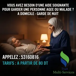 garde de nuit personne age a la marsa 