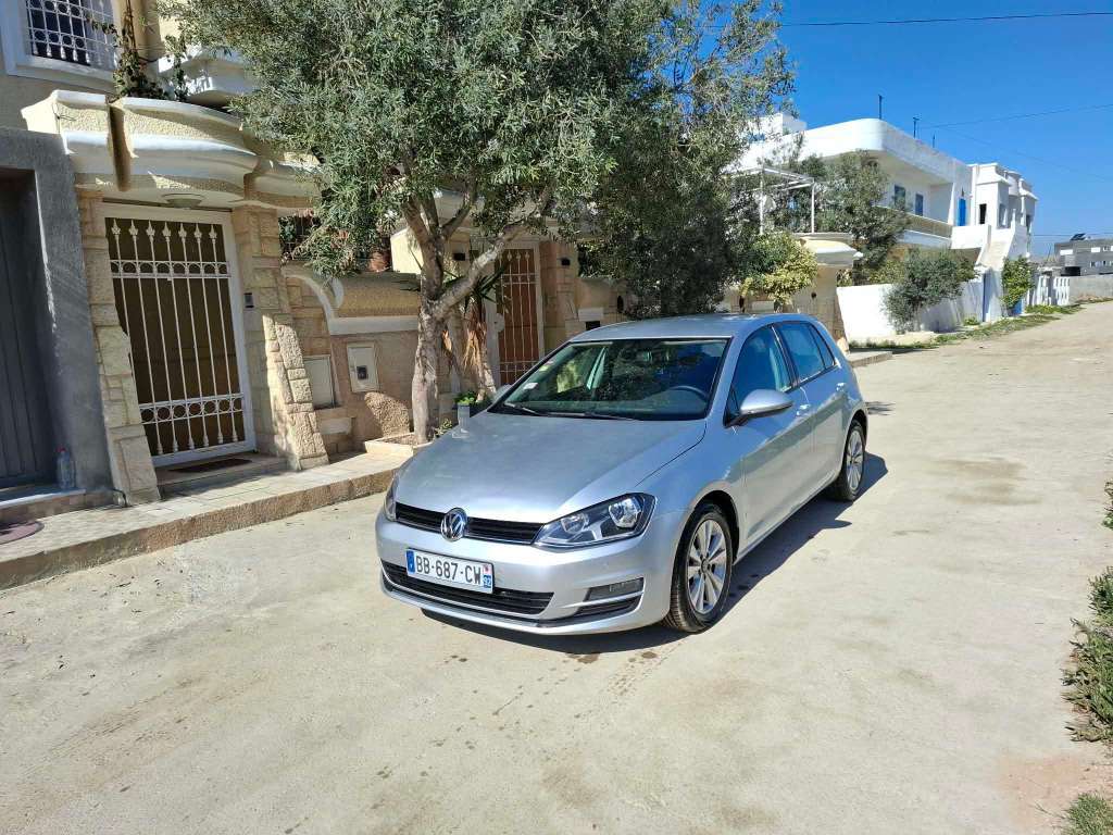 Golf7 tdi high line bleu motion 