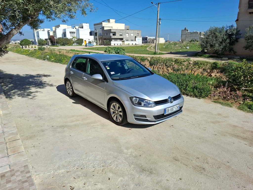 Golf7 tdi high line bleu motion 