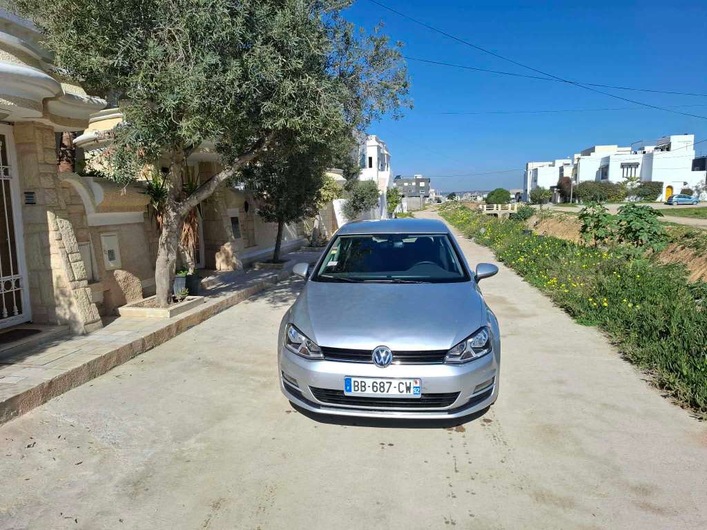 Golf7 tdi high line bleu motion 