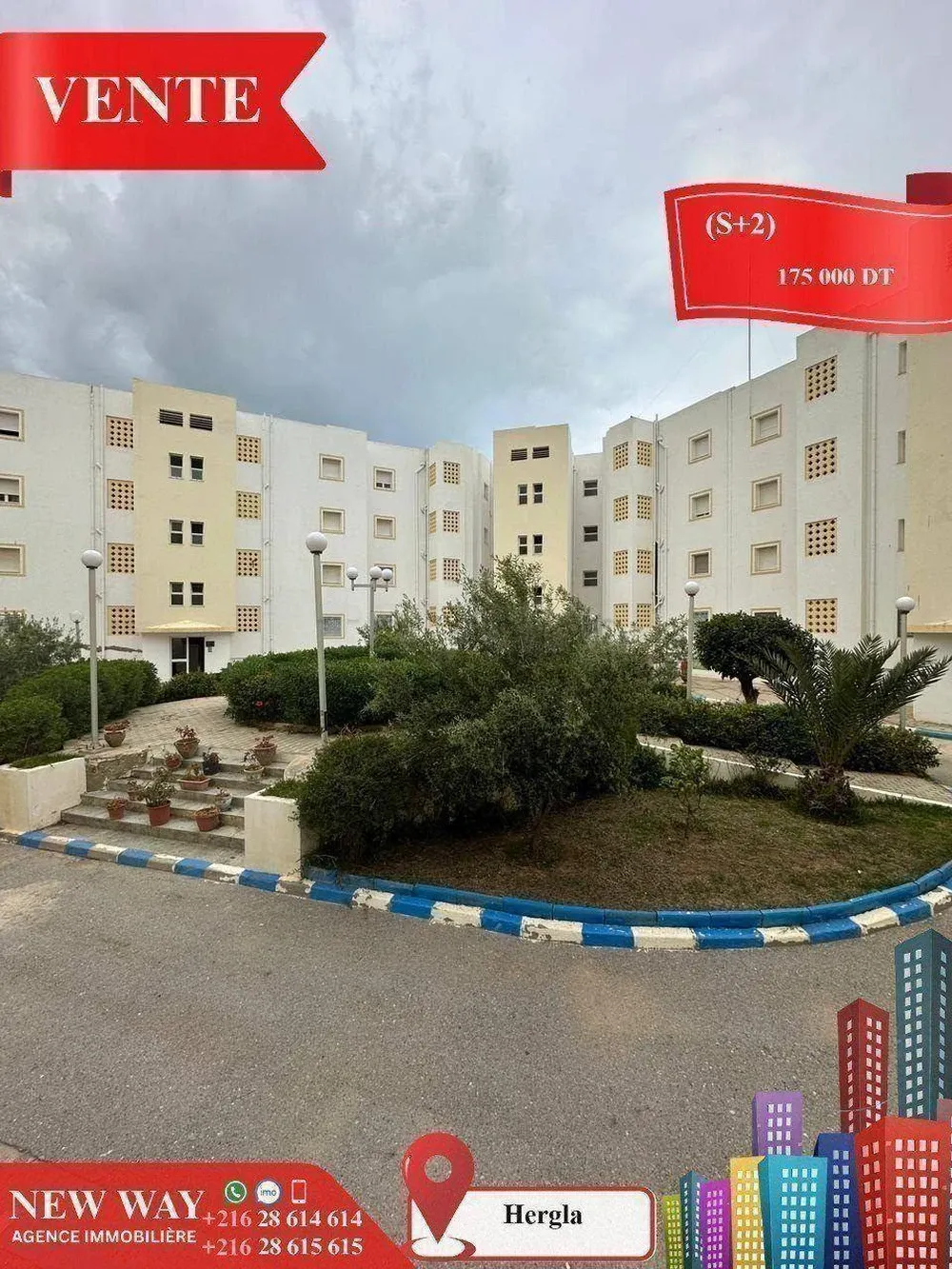 (S+2) à Hergla Lotissement AFH