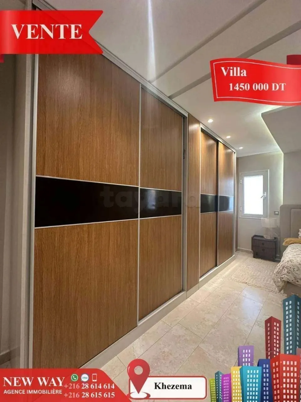 Villa à Khezema ouest , dans un quartier résidentiel