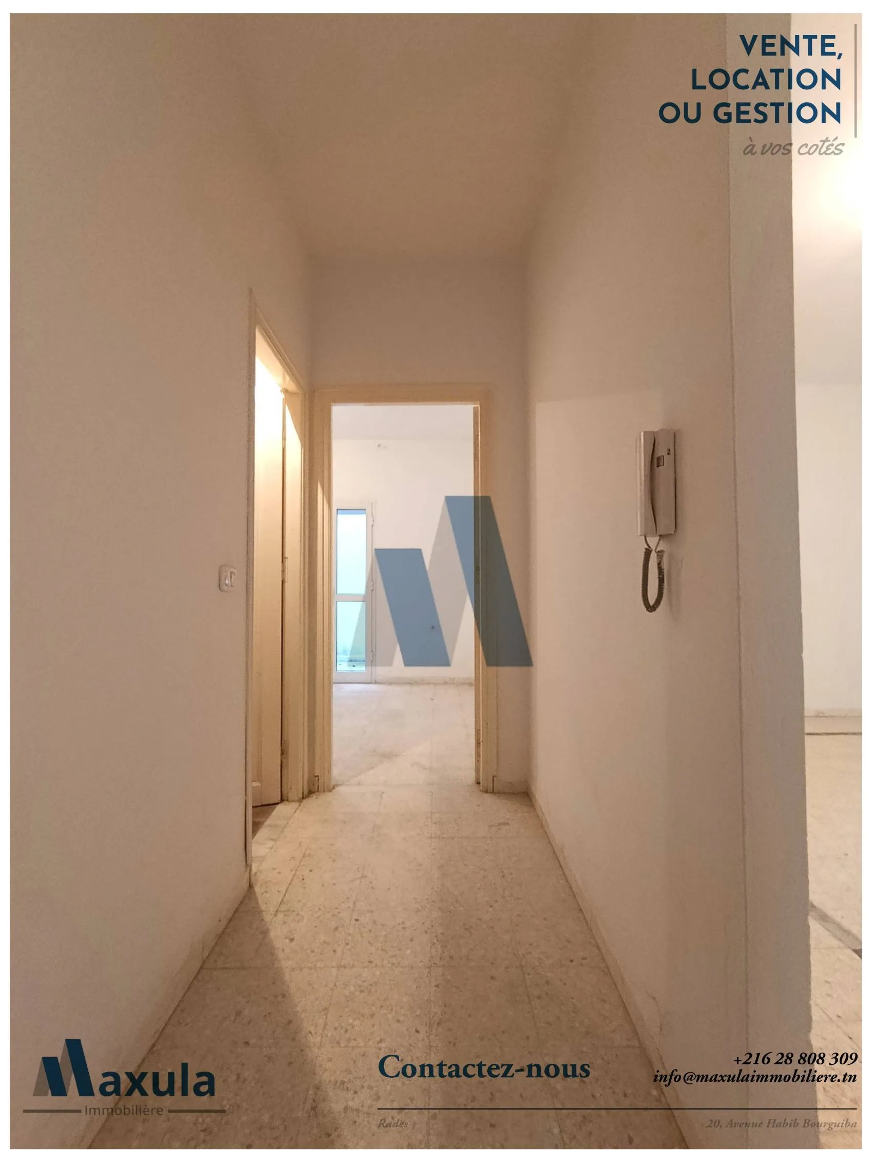 À VENDRE IMMEUBLE DE RAPPORT R+2 À RADES PLAGE