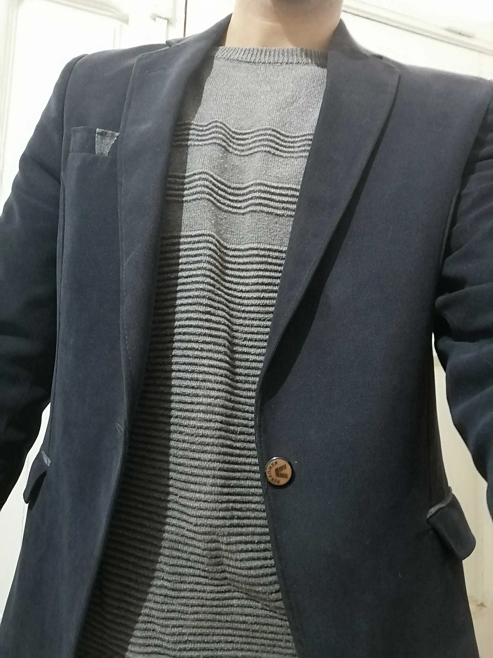Veste homme bleue – Taille L – 40 DT