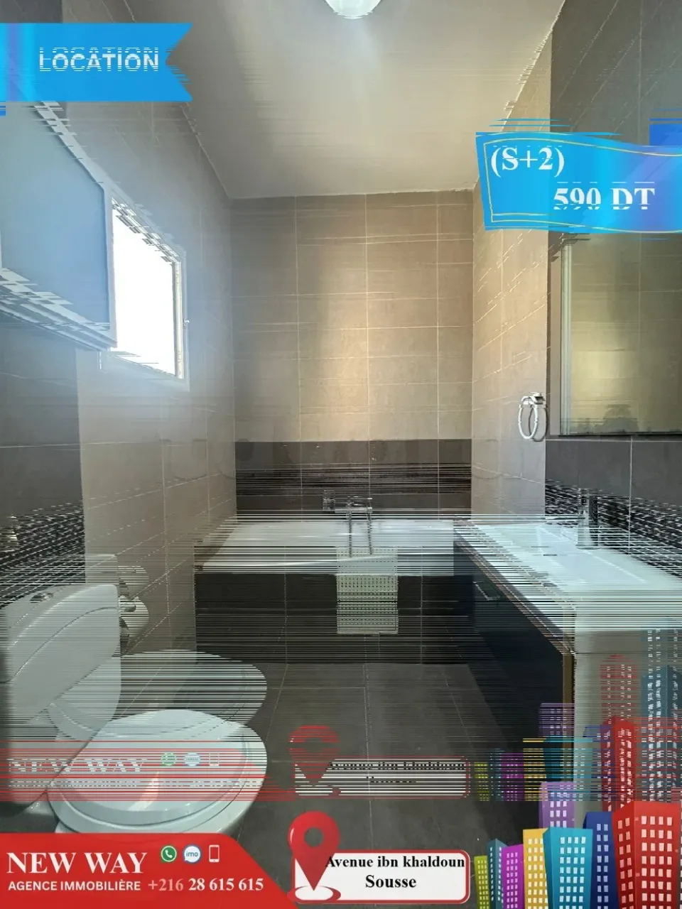 (S+2) Prés de l'avenue ibn Khaldoun Sousse