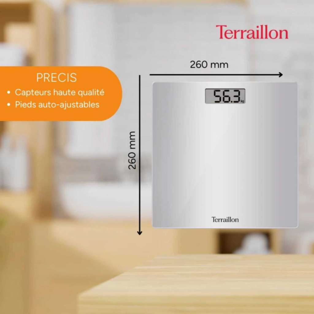 pèse-personne électronique marque Terraillon TSQUARE
