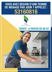 femme de menage par jour el mourourj