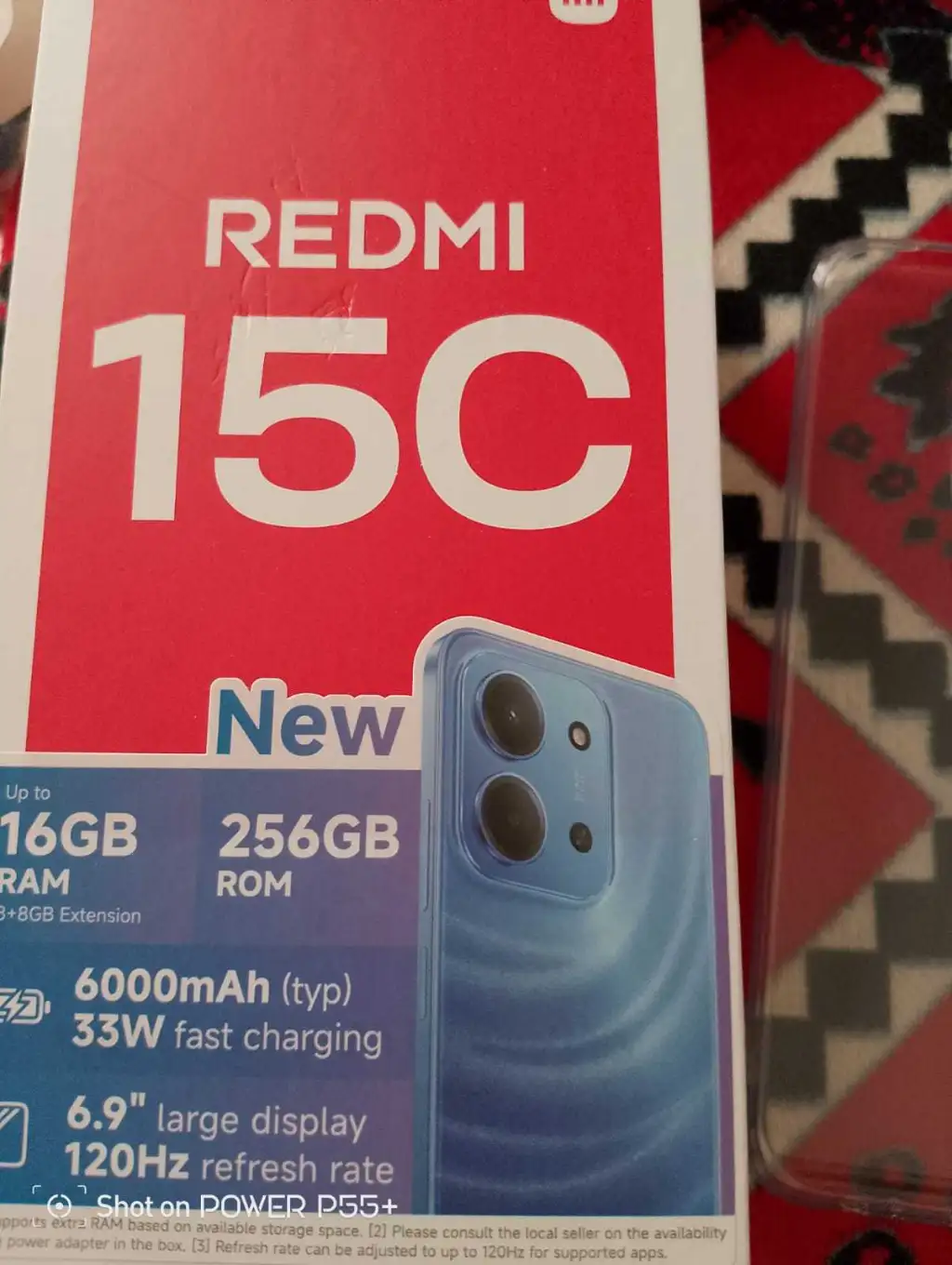 Redmi c15 8gb de ram 256stokage