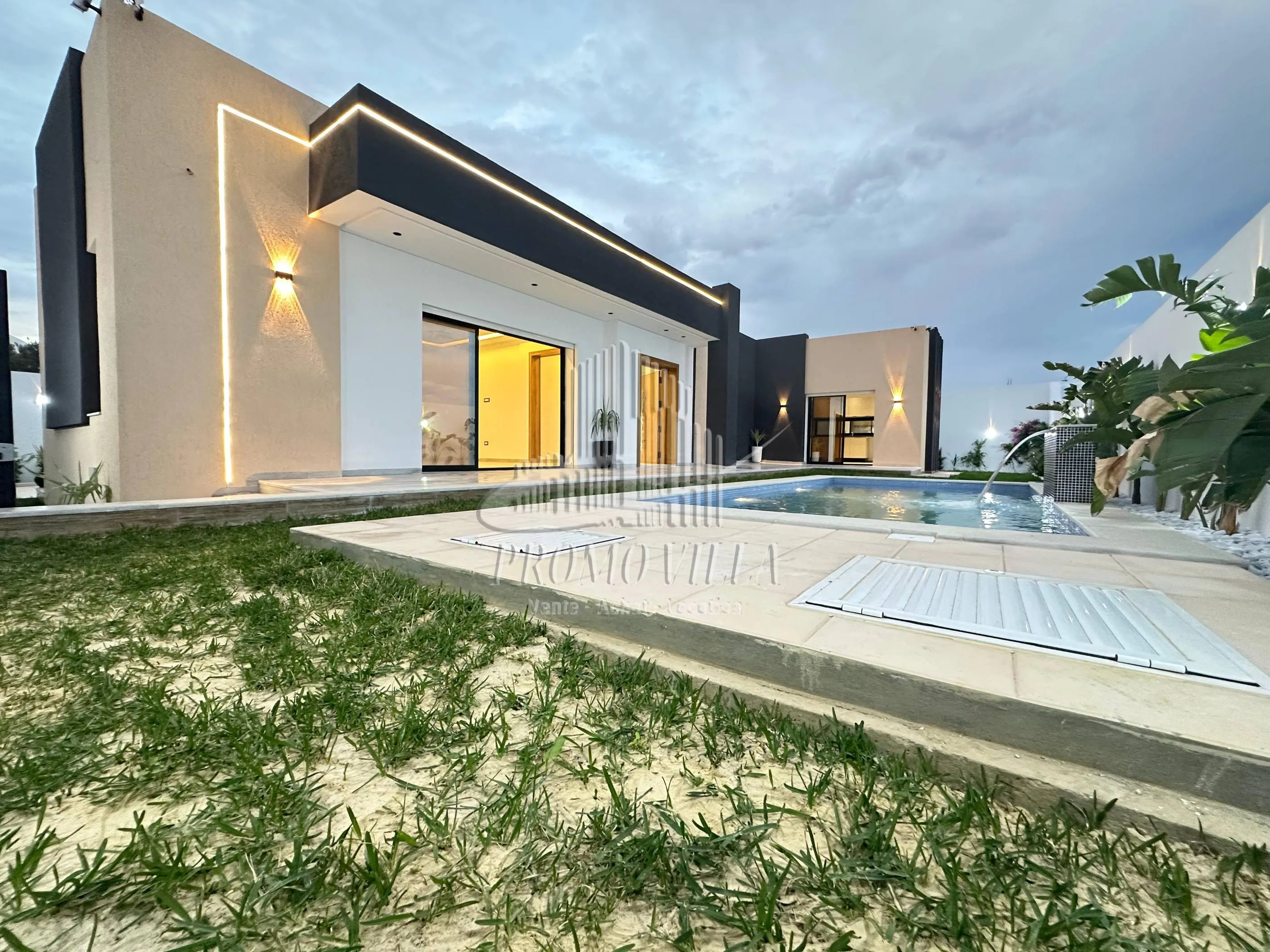 une charmante villa plein pieds avec piscine