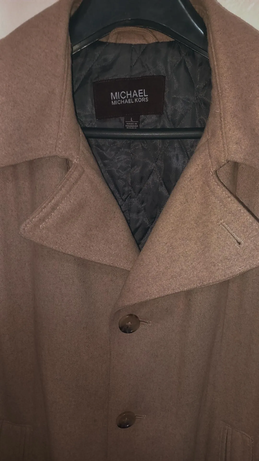 Vente Manteau Michael Kors en cachemire – Marron