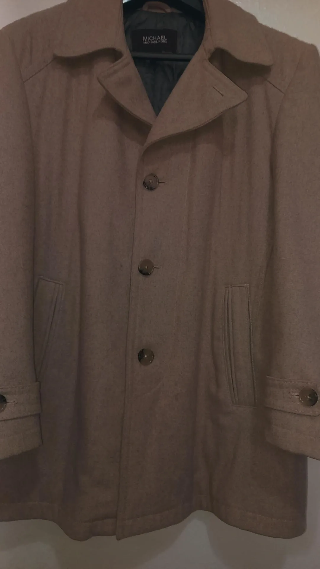 Vente Manteau Michael Kors en cachemire – Marron