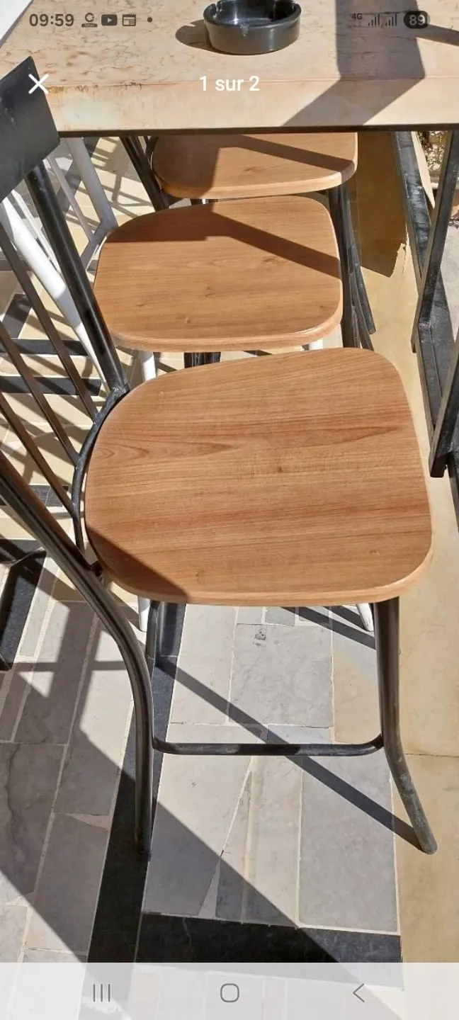 Tables et Chaises resto/café a vendre