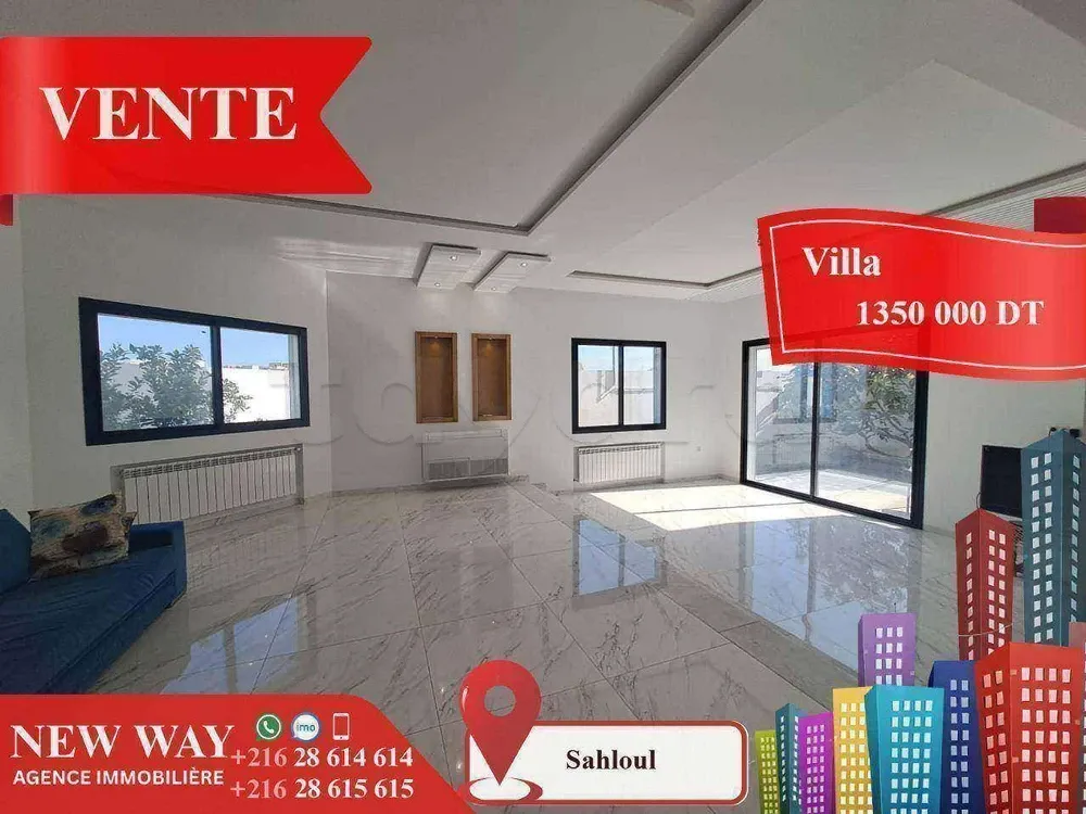 Villa de Charme Fait l'angle à Sahloul