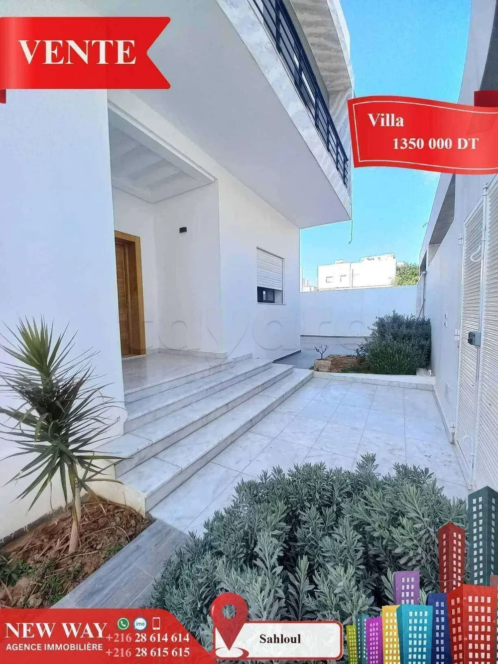 Villa de Charme Fait l'angle à Sahloul