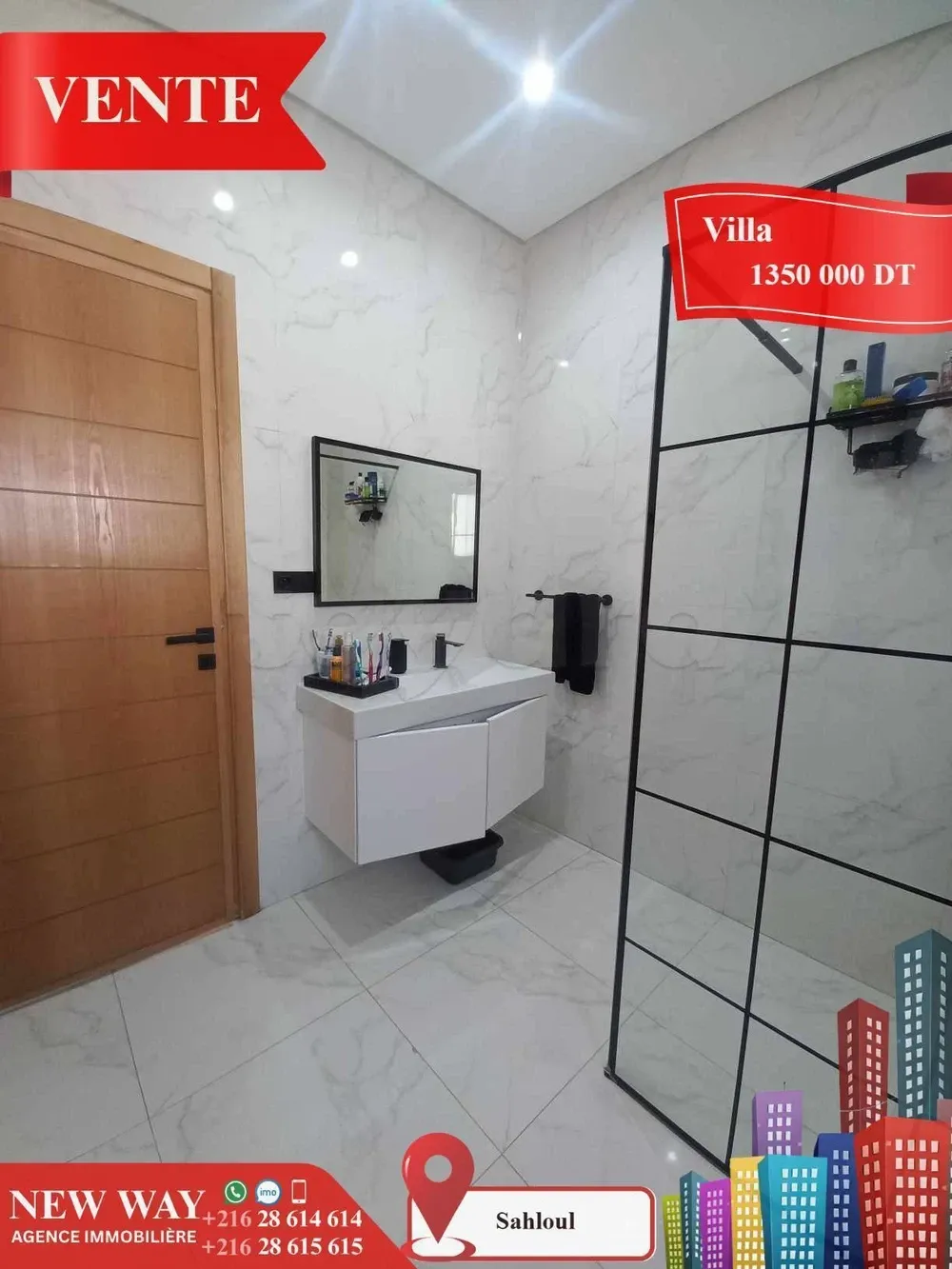 Villa de Charme Fait l'angle à Sahloul