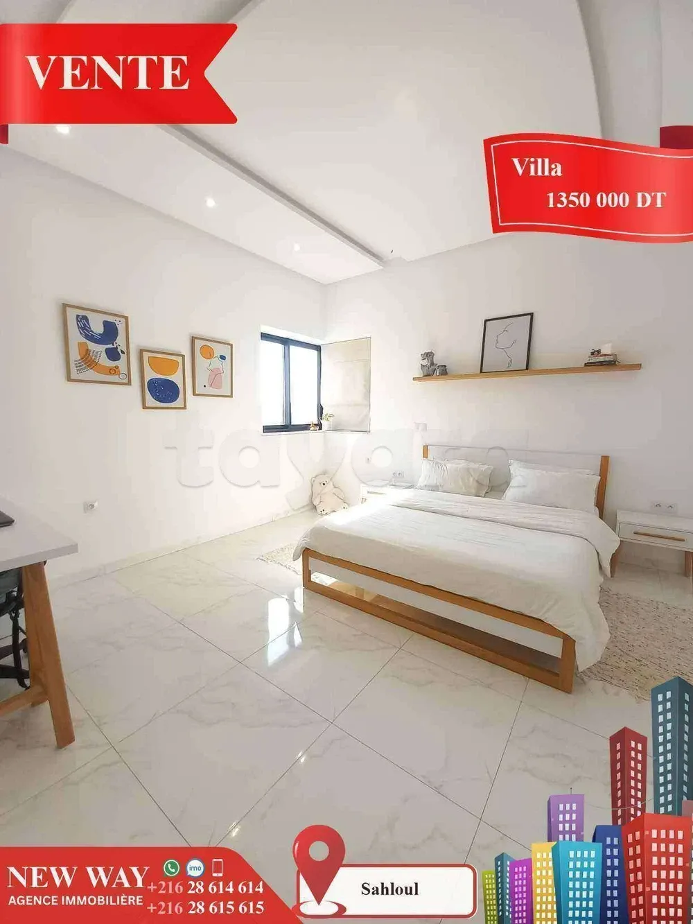 Villa de Charme Fait l'angle à Sahloul