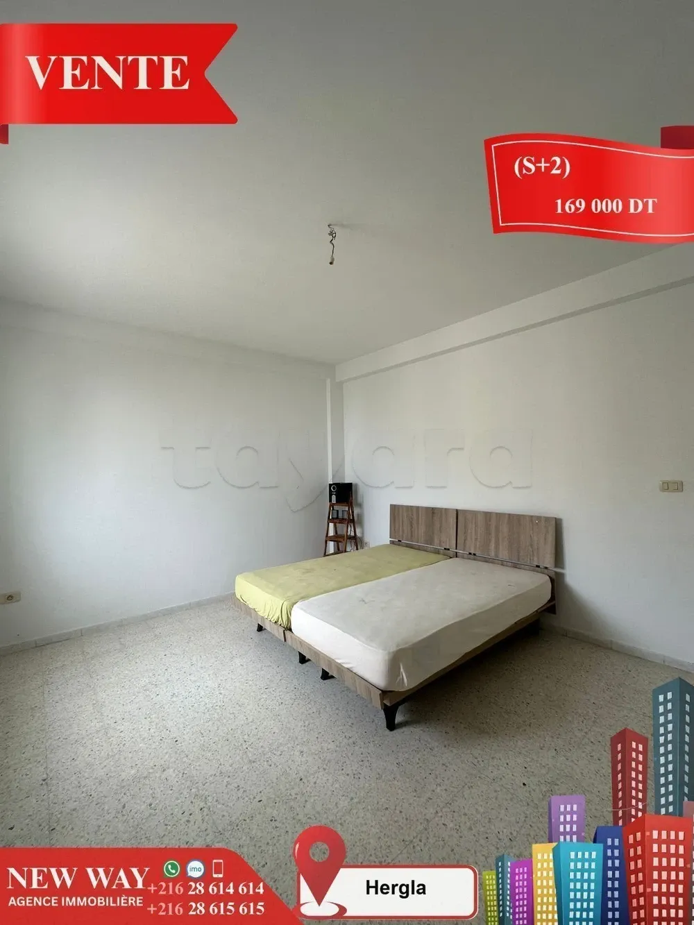 Appartement (S+2) à Hergla Lotissement AFH