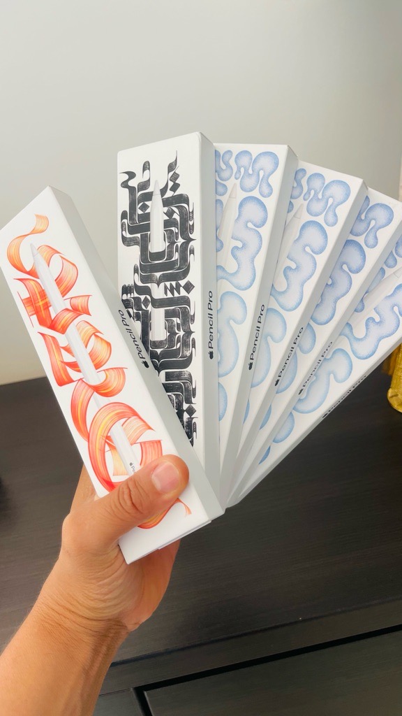 Pencil pro cacheté