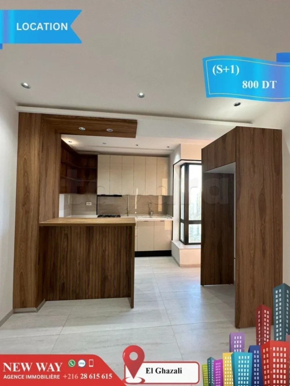 (S+1) Jamais Habité à Bouhsina El Ghazali