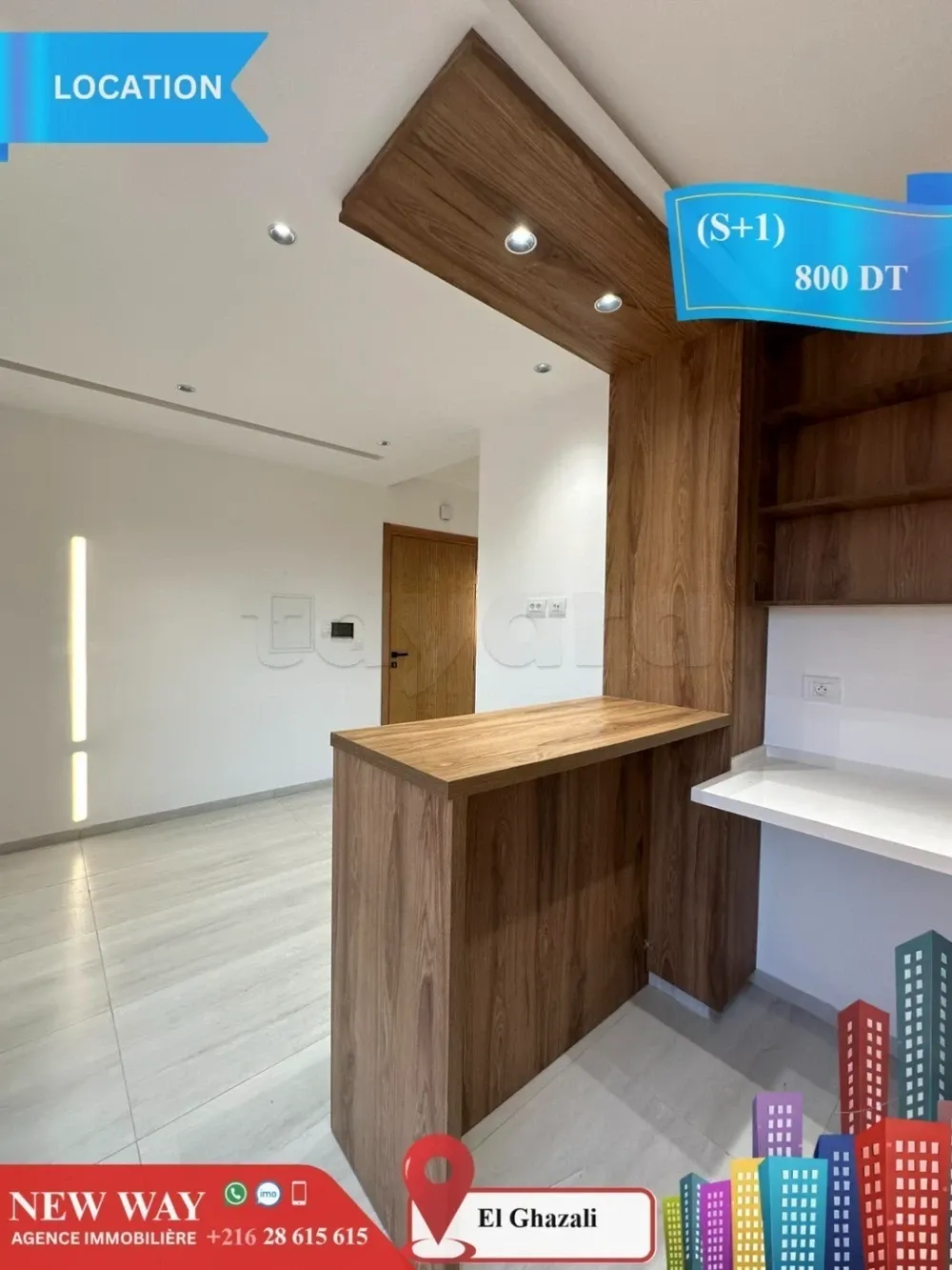 (S+1) Jamais Habité à Bouhsina El Ghazali