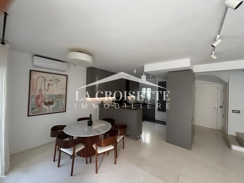 Duplex s3 meublé avec piscine à Gammarth MDL0697