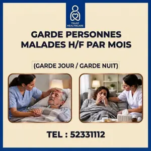 DES GARDES MALADES PAR MOIS A HAMMAMET 