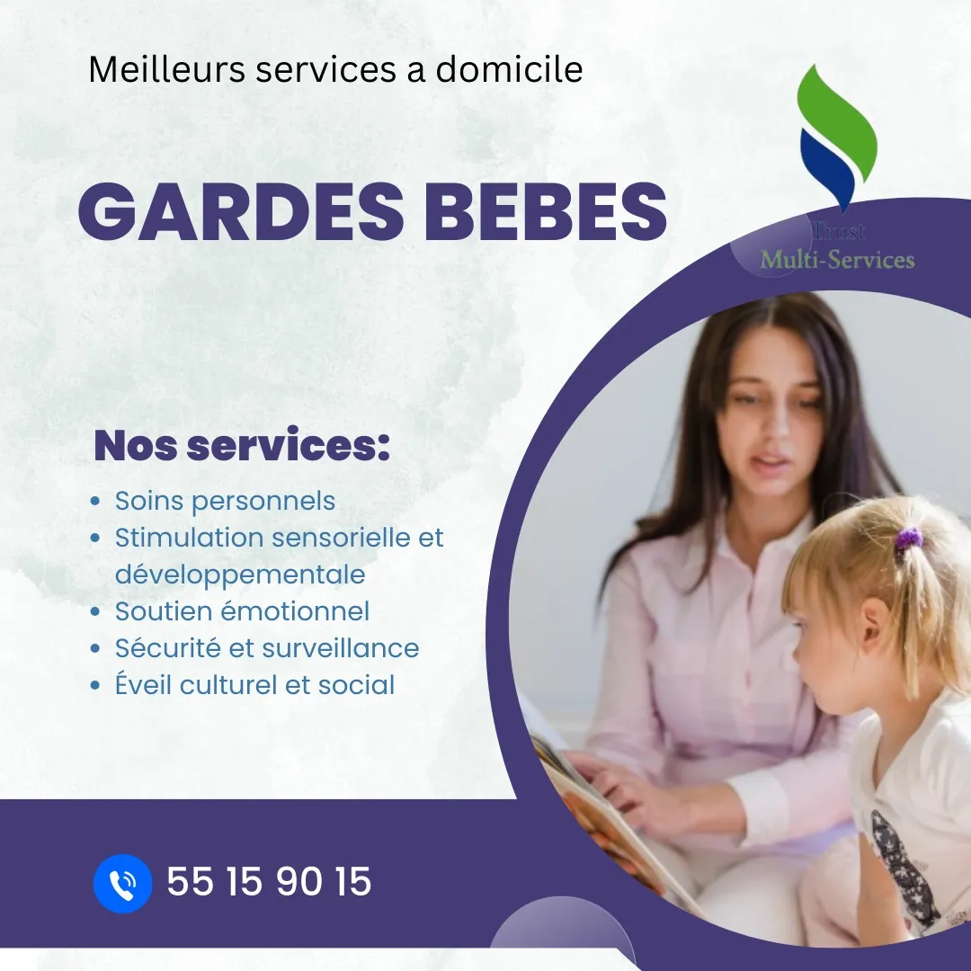 garde bebe à domicile a Tunis ville
