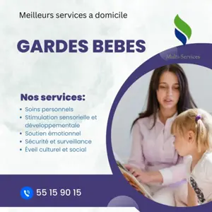 garde bebe à domicile a Tunis ville