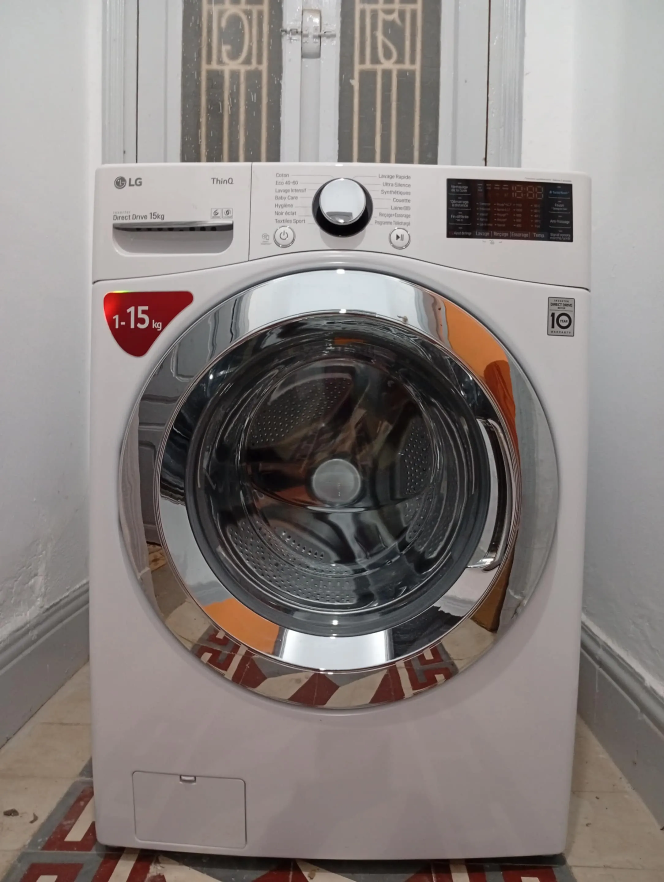 machine à laver LG 15kg