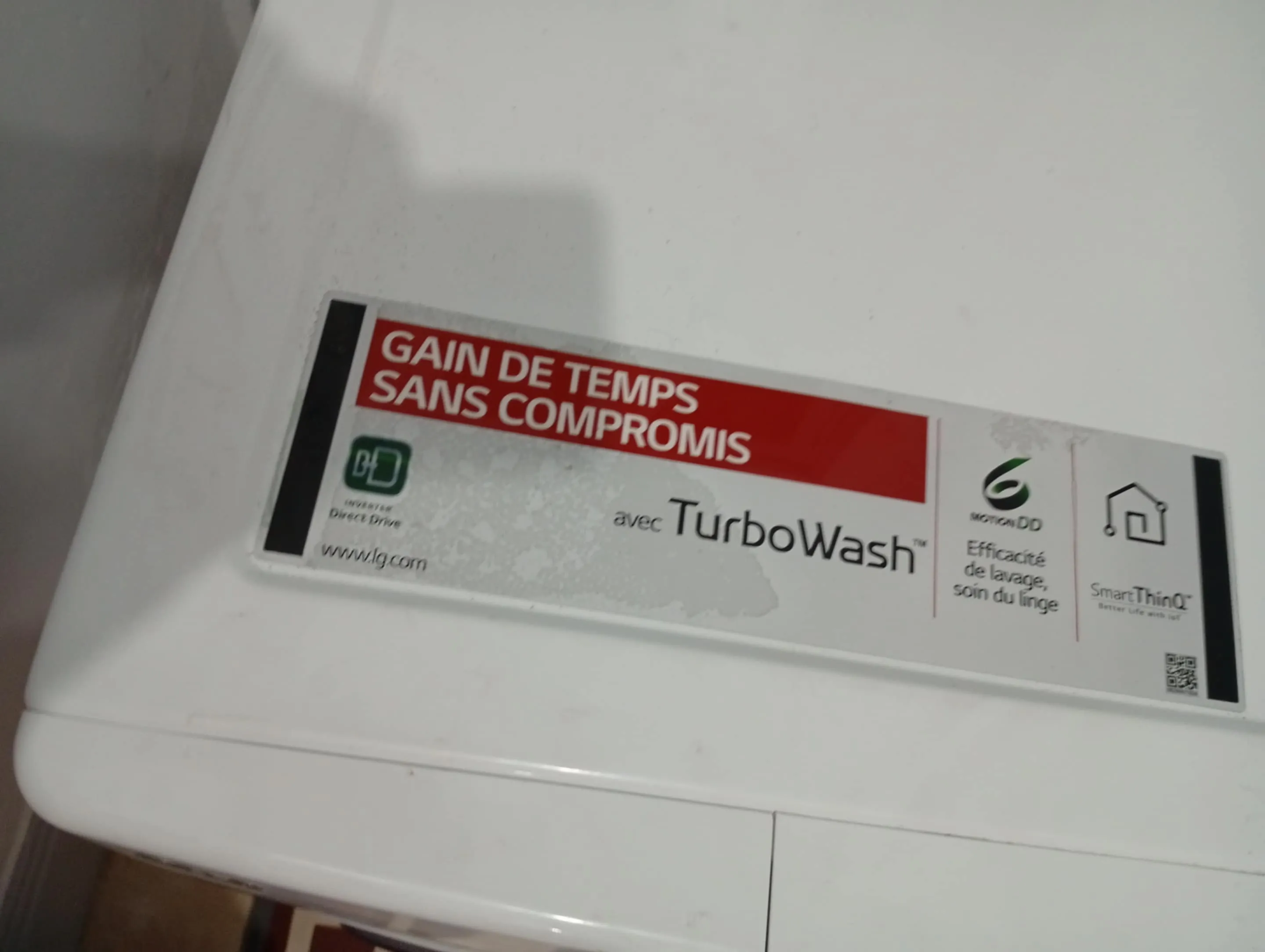 machine à laver LG 15kg