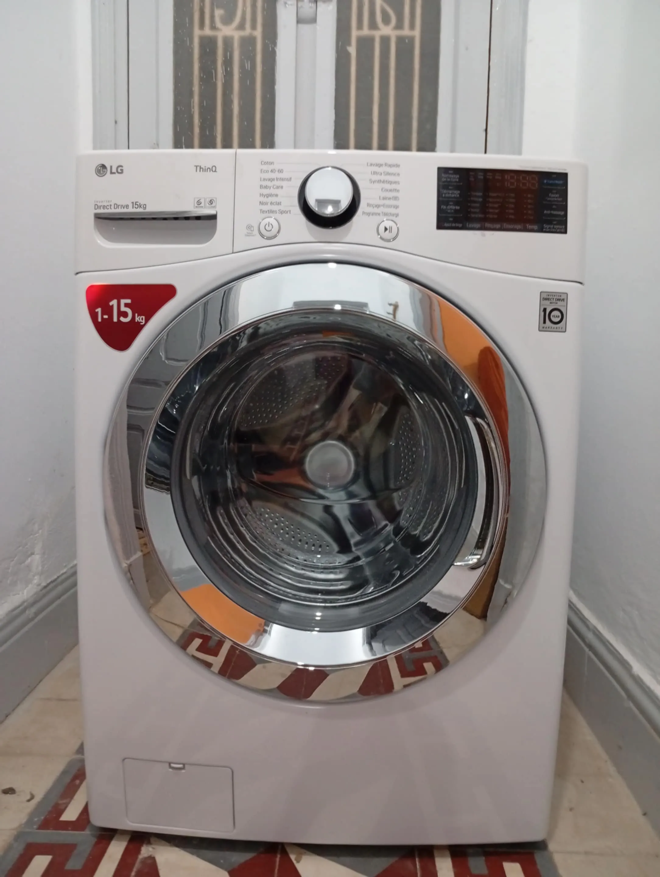 machine à laver LG 15kg