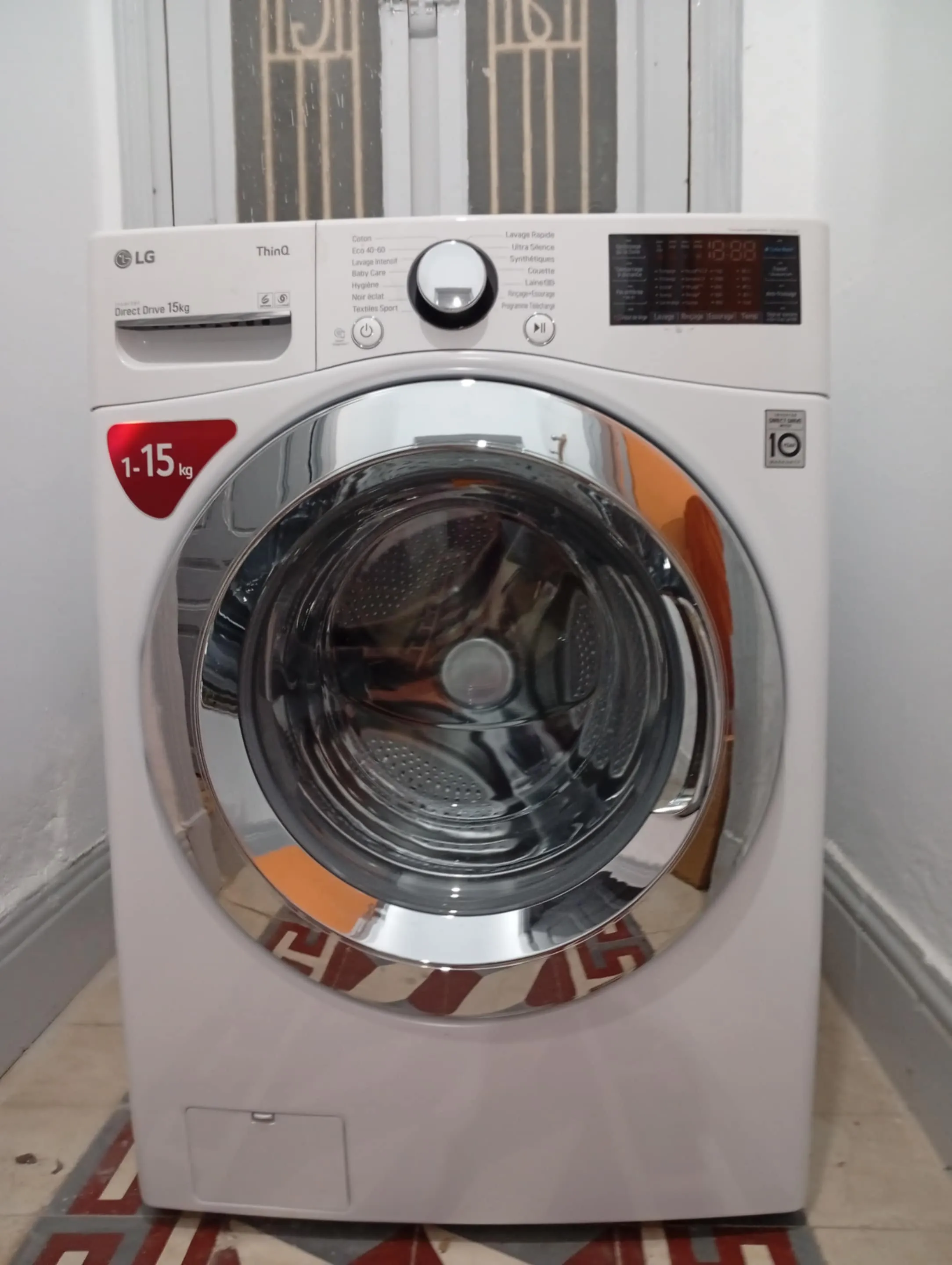 machine à laver LG 15kg