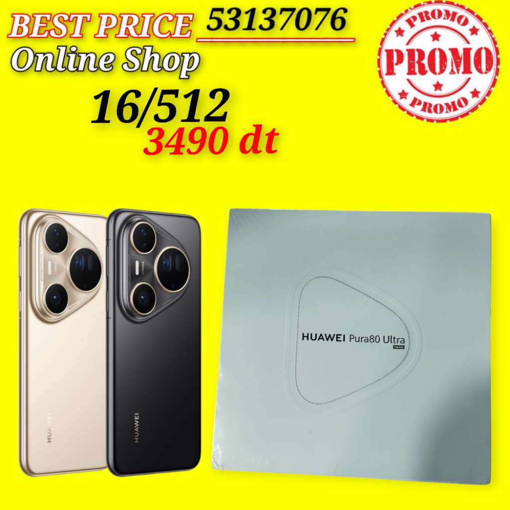 Huawei Pura 80 ultra 5G 16/512 Cacheté validé✔️