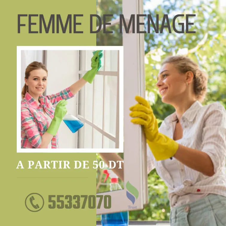 Aide ménagère par jour A Charguia