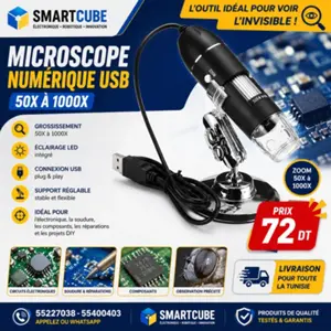 Microscope Numérique USB 50X à 1000X 