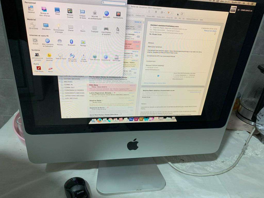 Bonjour j'ai 3 imac i5 500g chaque pc 450d