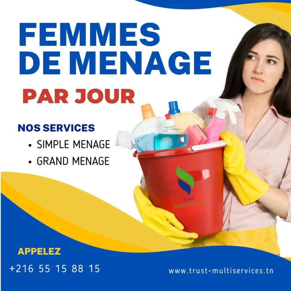 femme de menage par jour a cite el khadra