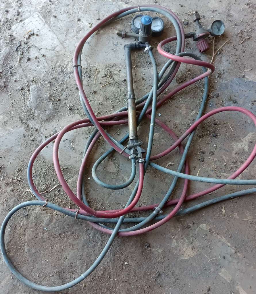 découpeur saf air liquide avec tuyeaux 