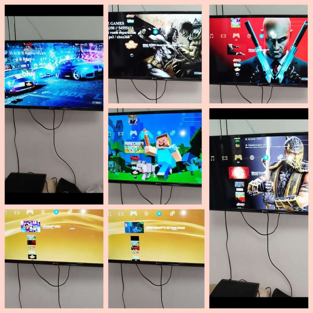 Ps3 patché + 20 jeux installé