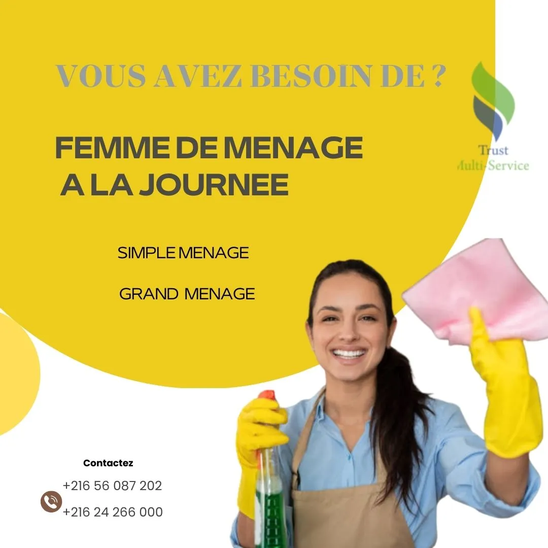 femme de ménage à medina jedida